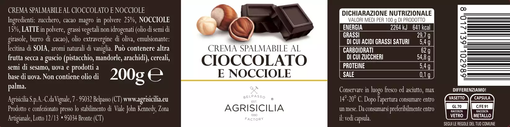Crema Di Cioccolato E Nocciole