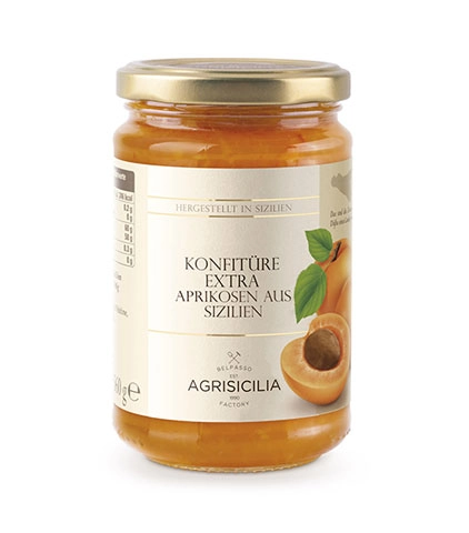Konfitüre Extra Aprikosen Aus Sizilien 360G Agrisicilia 1