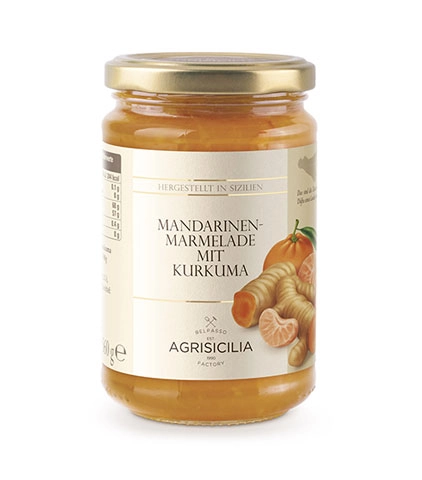 Mandarinen Marmelade Mit Kurkuma 360G Agrisicilia