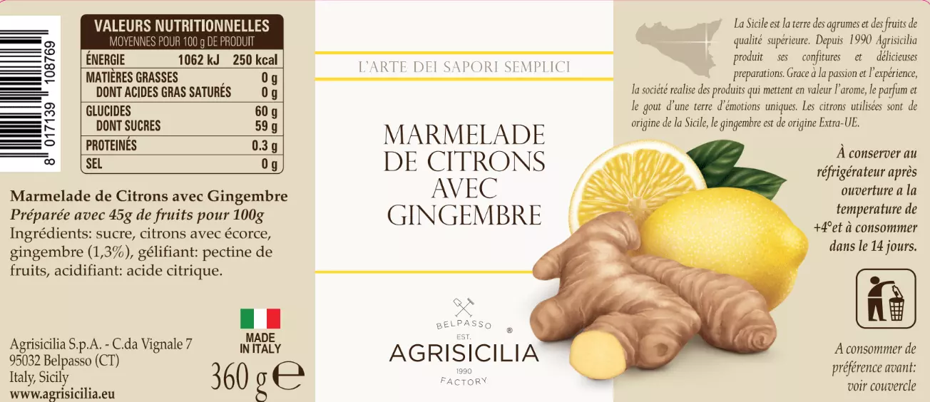 Marmelade–Biologique–De–Citrons–Avec–Gingembre–2360G
