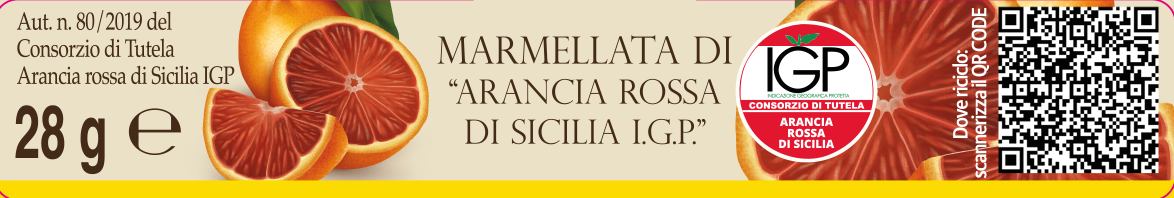 Arancia Rossa Di Sicilia Igp 28G Etichetta