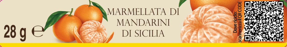 Etichetta Mandarini Di Sicilia 28G