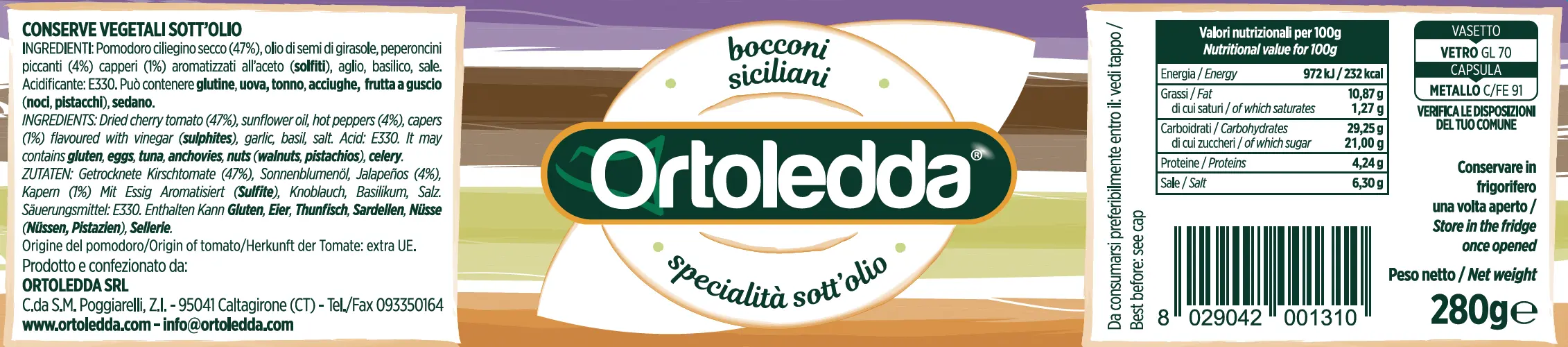 Bocconicini Siciliani Ortoledda Agrisicilia