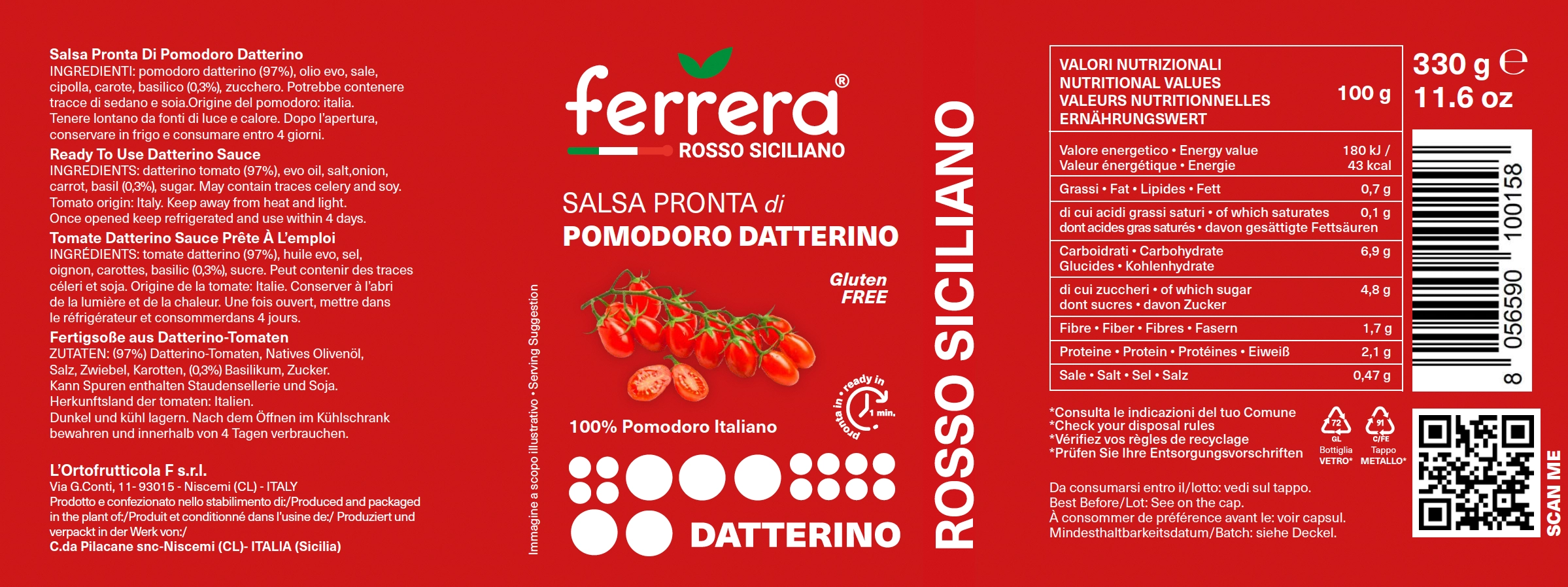 Pomodoro Datterino Ferrera
